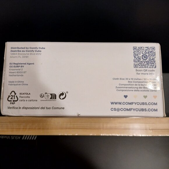 Comfy Cubs Muslin Burp Cloth 20" x 10" - Picture 6 of 8